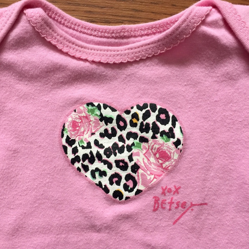 Betsey Johnson • 2Pc Bundle Set Short Sleeve Onsie - Picture 3 of 8